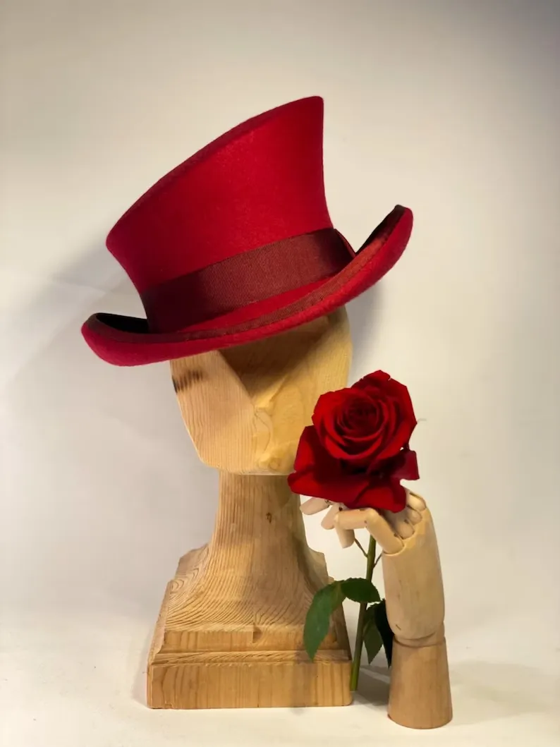 Asymmetric top hat-Red