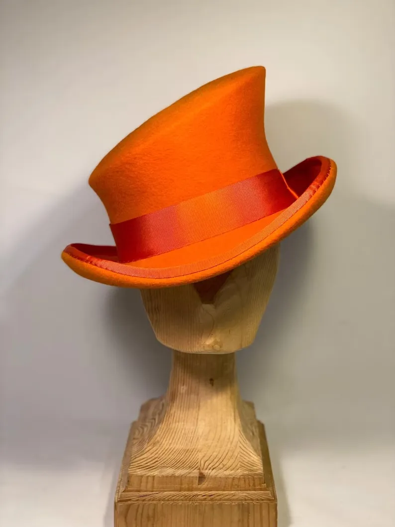 Asymmetric top hat-Orange
