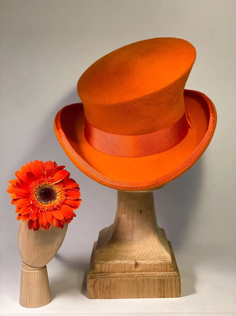 Asymmetric top hat-Orange