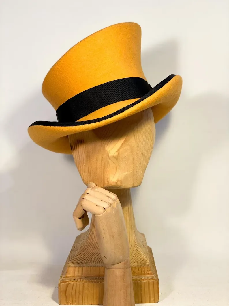 Asymmetric top hat-Yellow