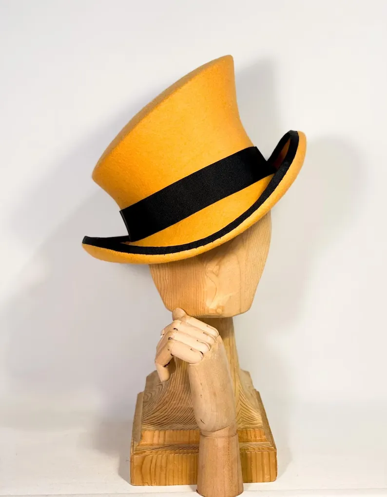 Asymmetric top hat-Yellow