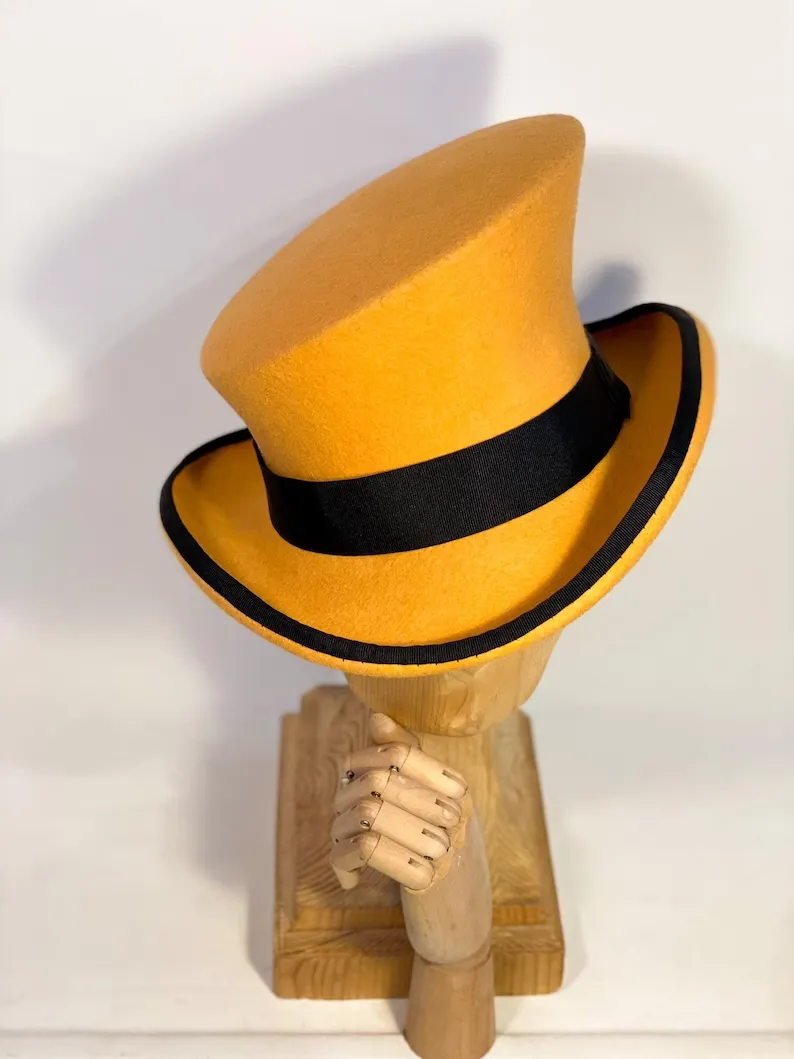 Asymmetric top hat-Yellow