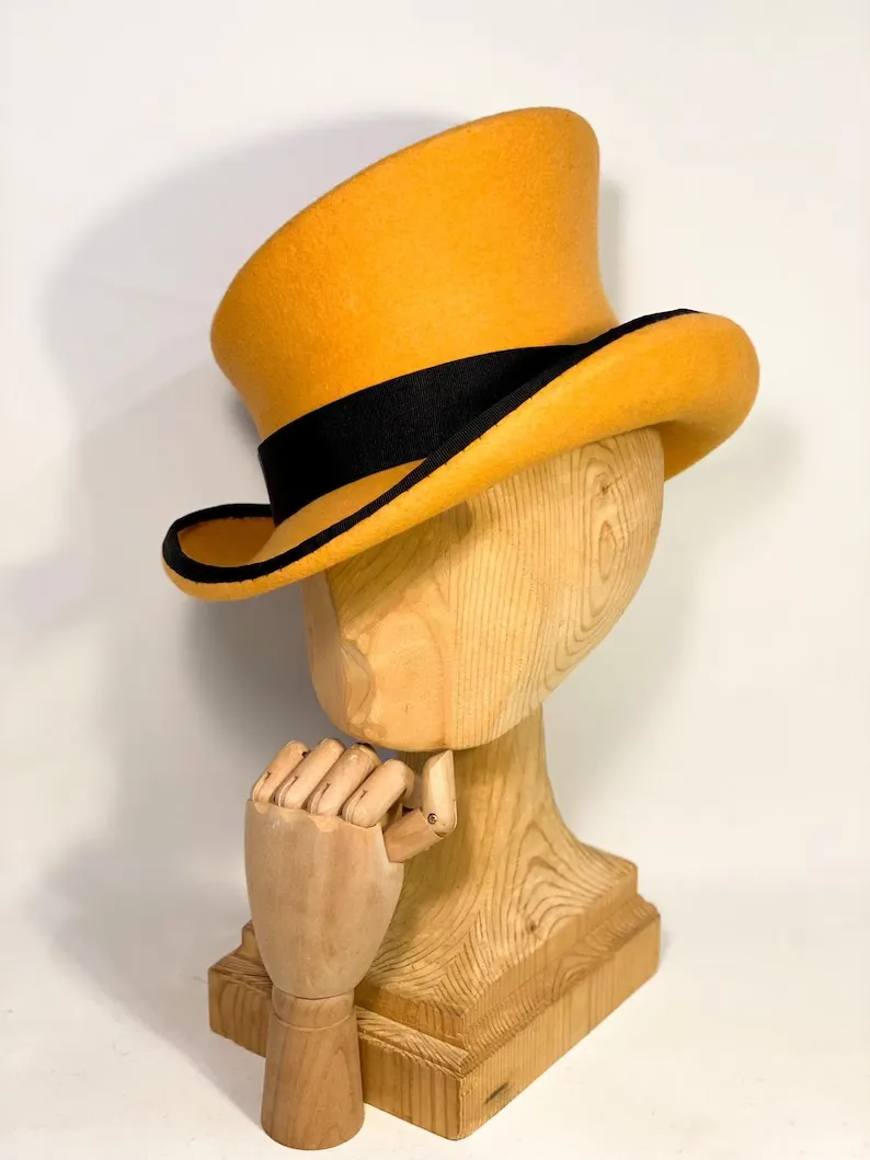 Asymmetric top hat-Yellow