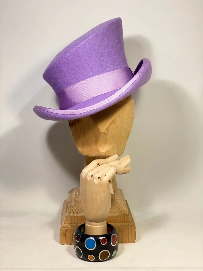 Asymmetric top hat-Purple