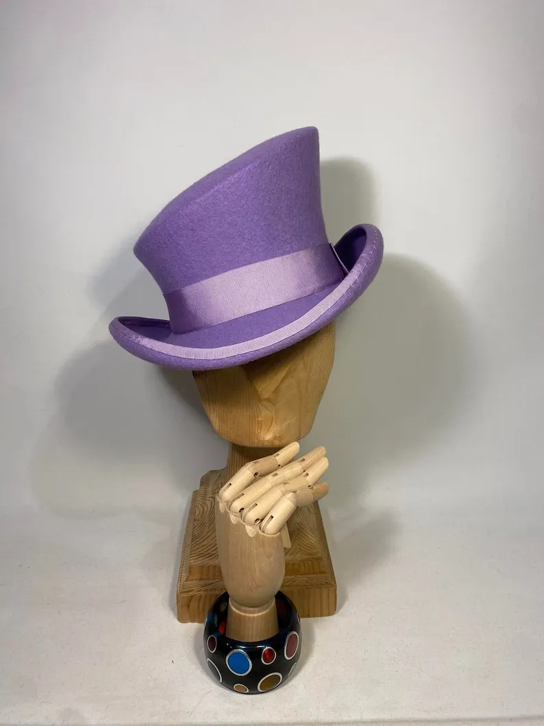 Asymmetric top hat-Purple
