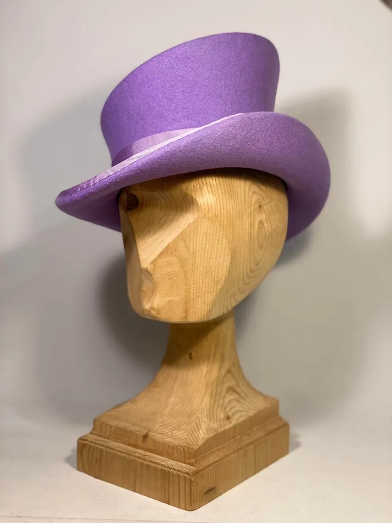 Asymmetric top hat-Purple