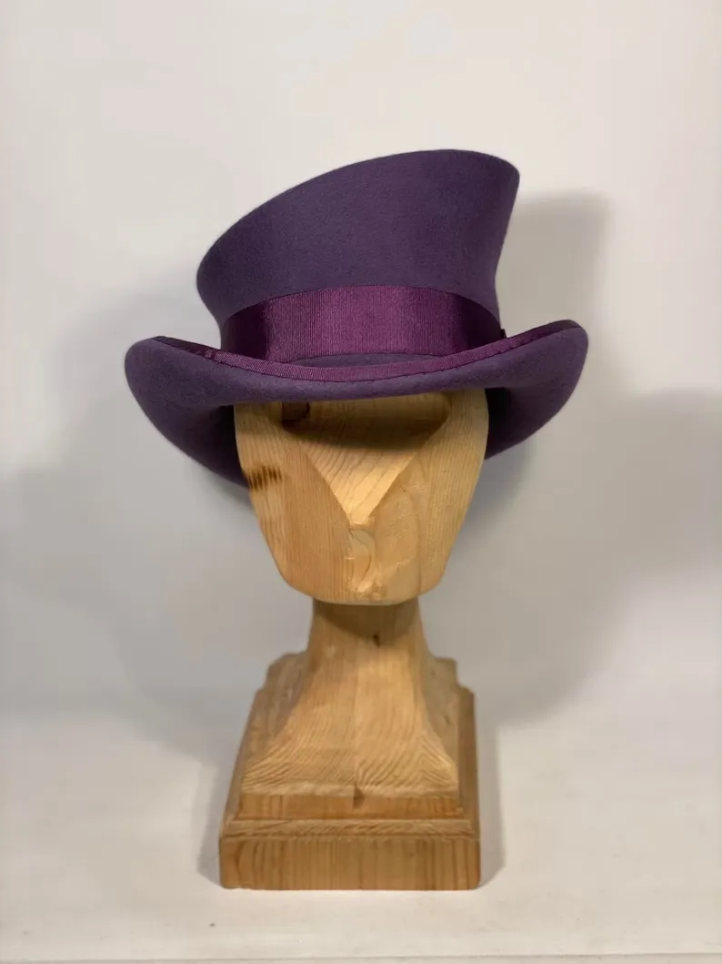 Asymmetric top hat-Dark Purple
