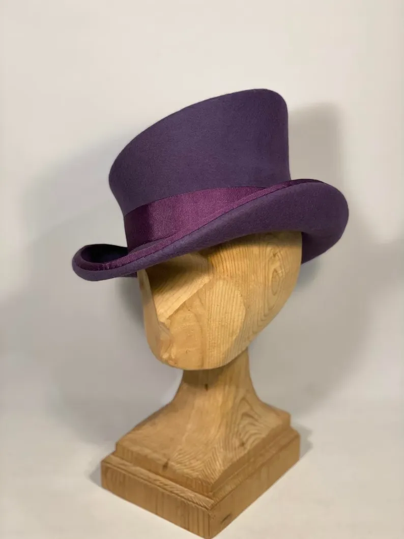 Asymmetric top hat-Dark Purple