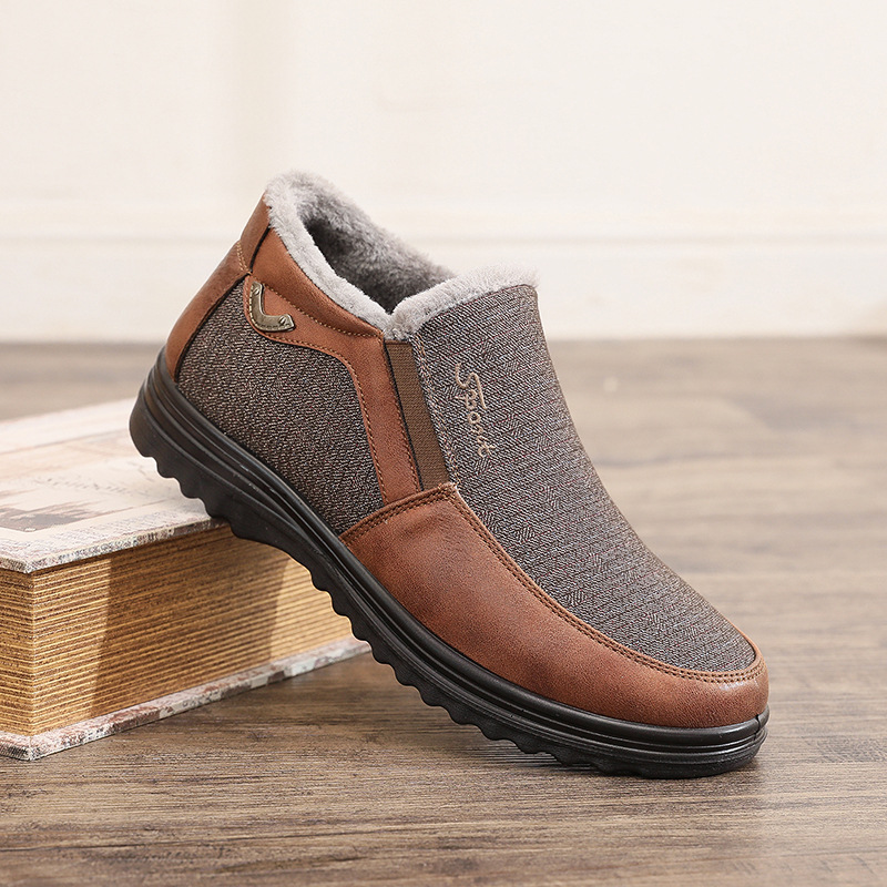 MEN'S GOOD ARCH SUPPORT OUTDOOR WARM LIGHTWEIGHT WALKING SNEAKERS