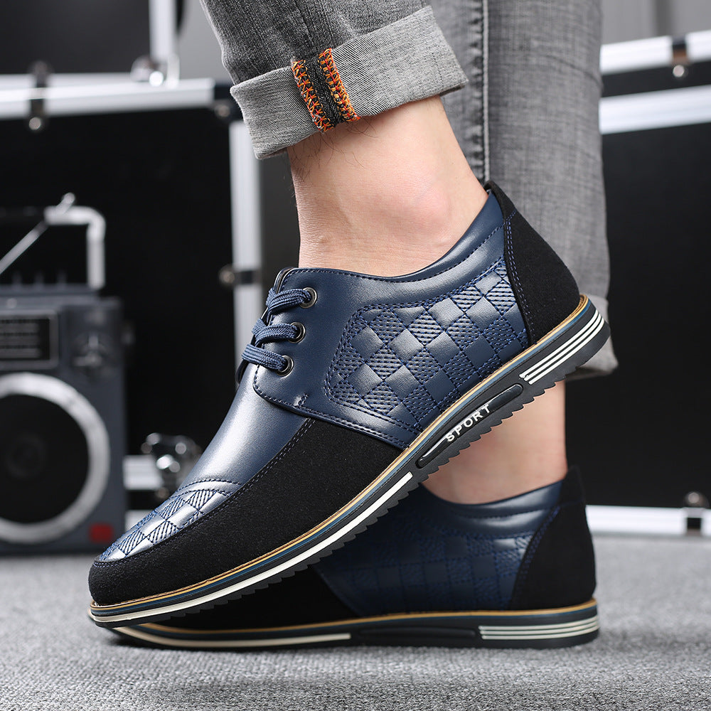 🔥Hot Sale🎁--50% OFF 🎉Men Splicing Non Slip Business Casual Comfortable Leather Oxfords