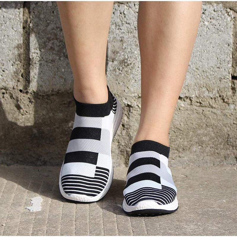 Women's Breathable Platform Flats Bunion Corrector Slip On Shoes