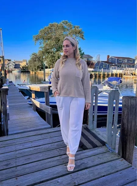 Fall Knit Top Sweater Set