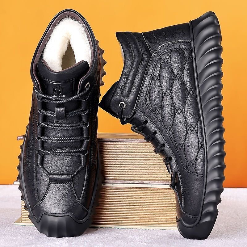 Men's Waterproof Warm Leather Orthopedic Boots (HOT SALE !!!-50% OFF)