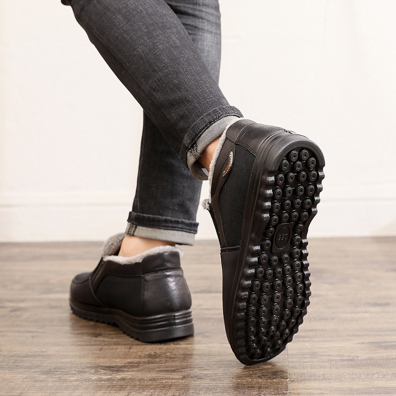 MEN'S GOOD ARCH SUPPORT OUTDOOR WARM LIGHTWEIGHT WALKING SNEAKERS