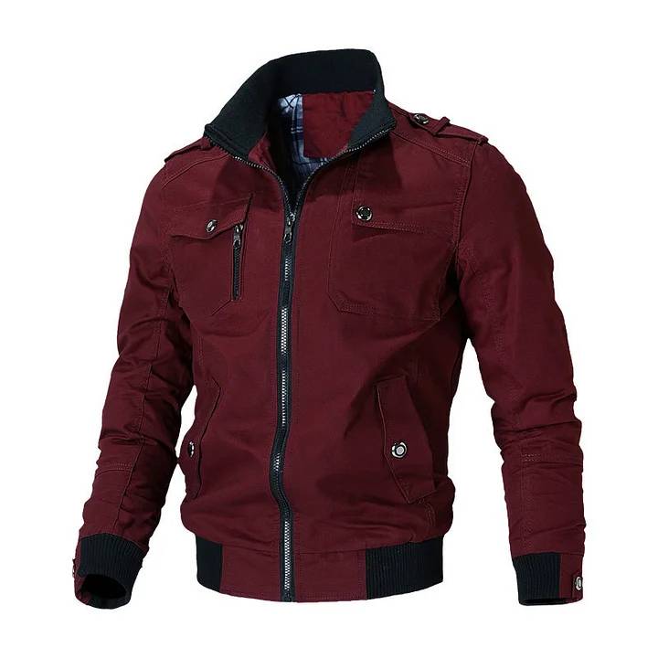 Mens Relaxed Fit Utility Jacket(70% Off Today)