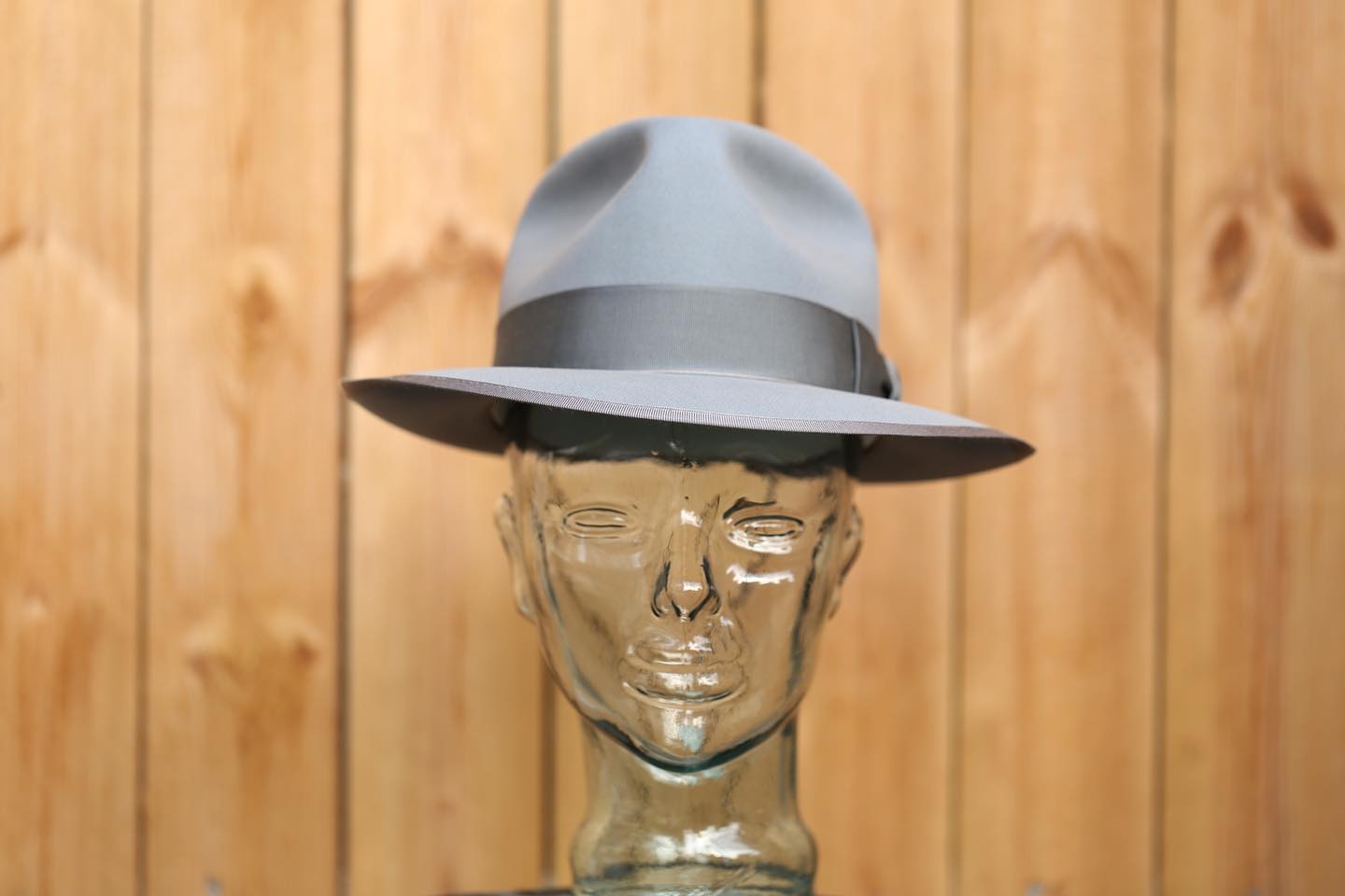 Grey  fedora