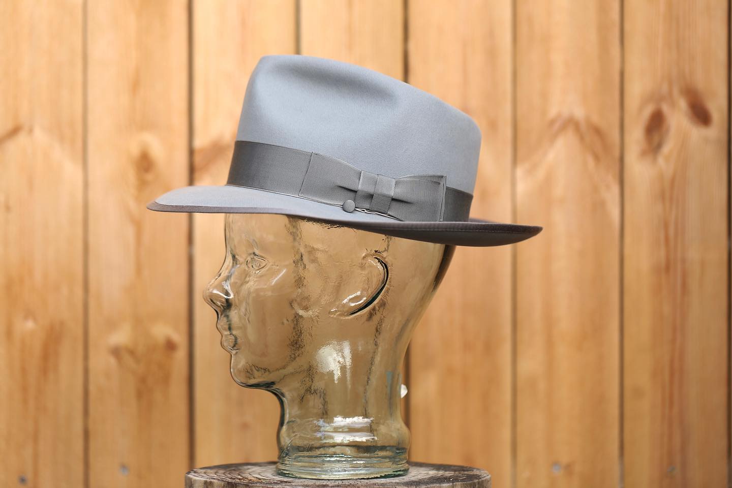 Grey  fedora
