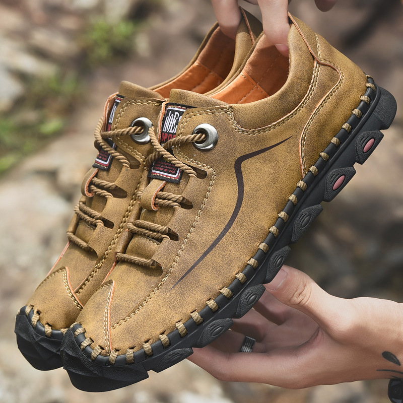 Orthopedic Casual Walking Shoes for Men - Comfortable Breathable with Arch Support, Shock Absorption, and Anti-slip Features