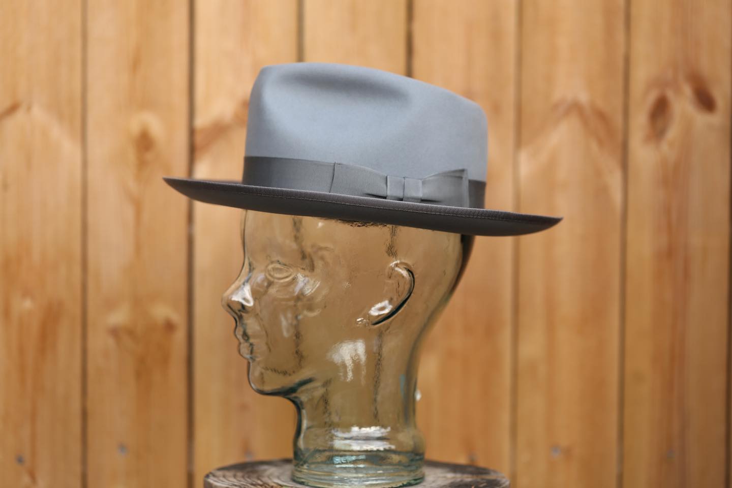 Grey  fedora