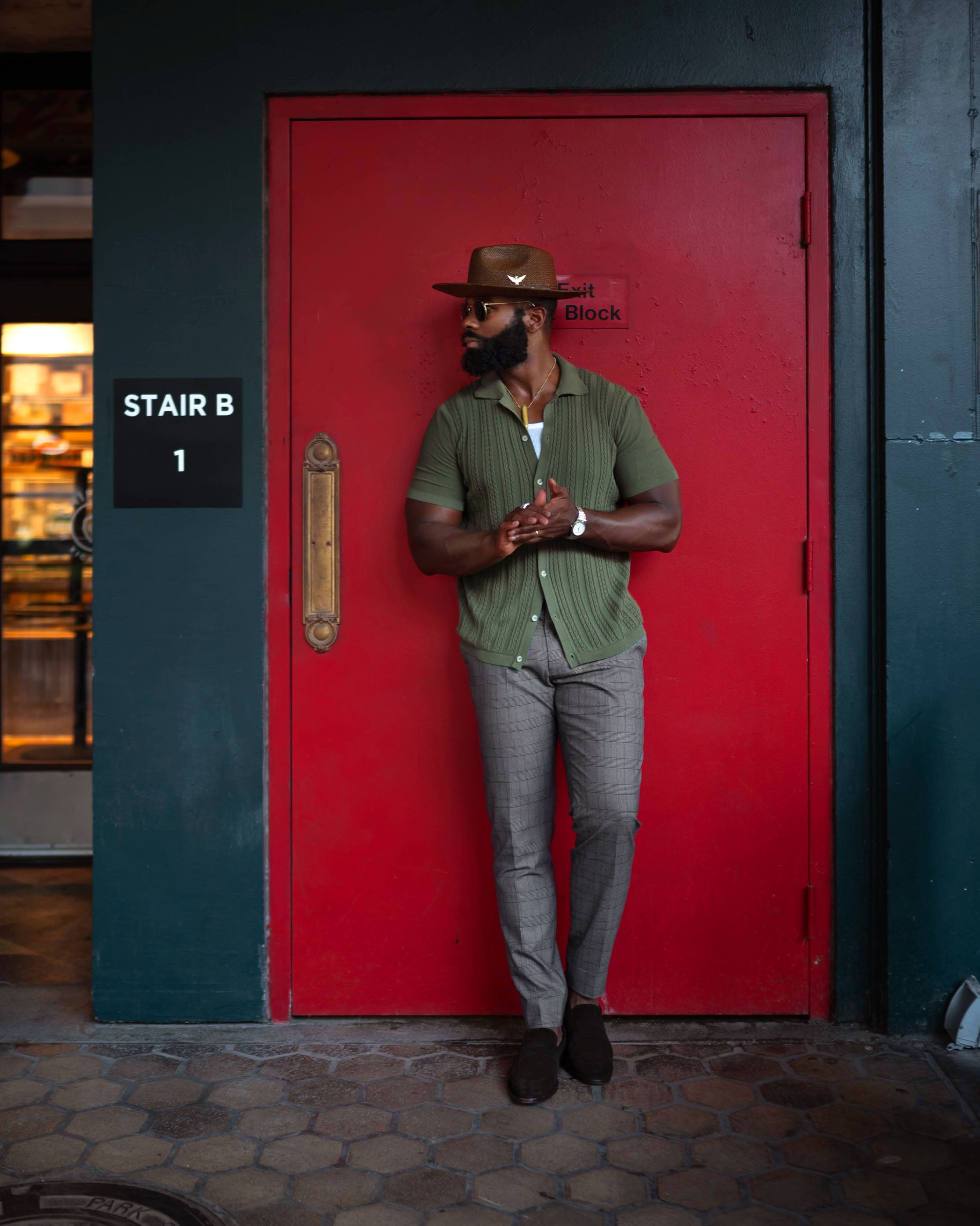 Geoffery Straw Fedora Hat – Toffee