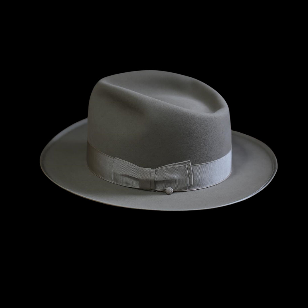 Grey  fedora