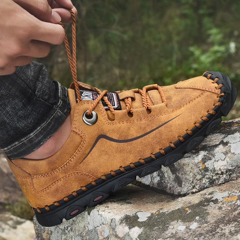 Orthopedic Casual Walking Shoes for Men - Comfortable Breathable with Arch Support, Shock Absorption, and Anti-slip Features