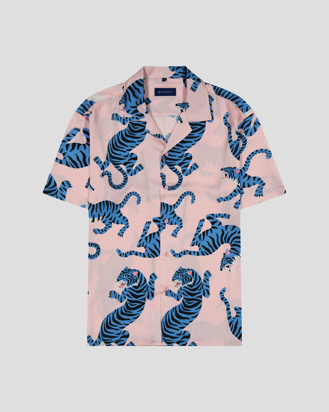 Camp Collar Shirt - Pink Tiger