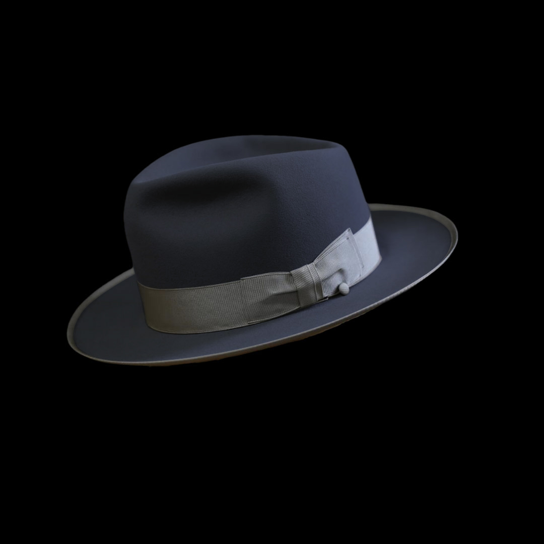 Grey  fedora
