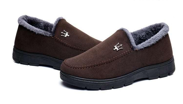 MEN'S GOOD ARCH SUPPORT OUTDOOR WARM LIGHTWEIGHT WALKING SNEAKERS