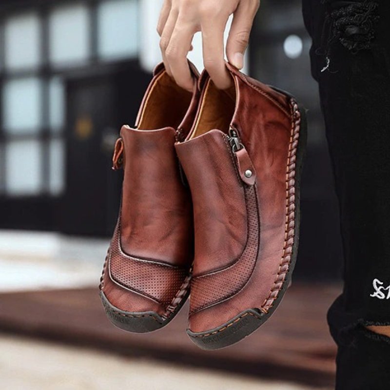 Men Warm Ankle Boots Winter 2022 Orthopedic Shoes