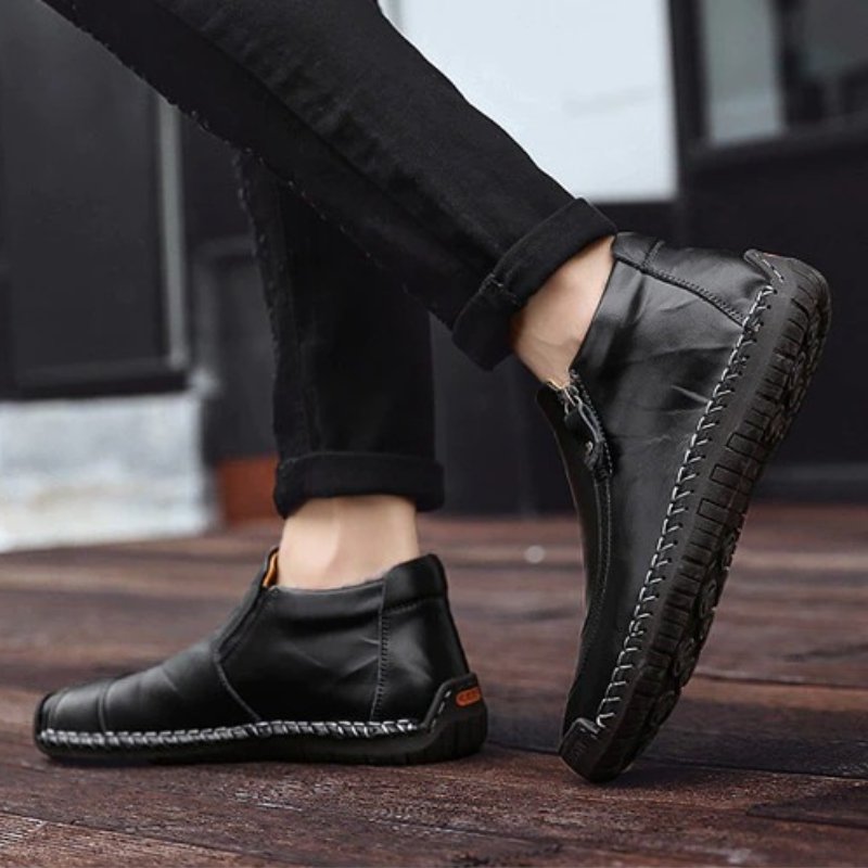 Men Warm Ankle Boots Winter 2022 Orthopedic Shoes