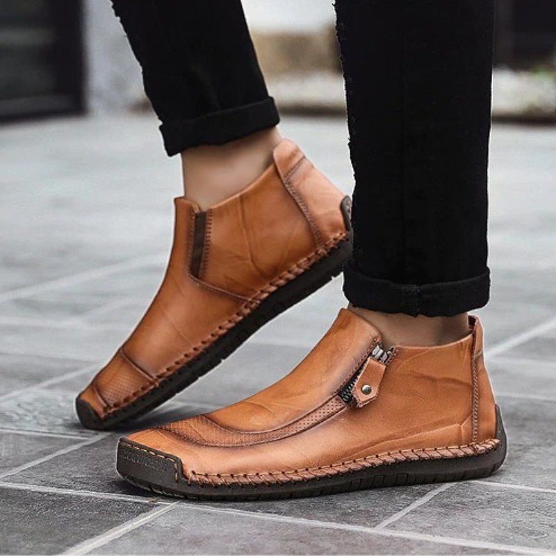 Men Warm Ankle Boots Winter 2022 Orthopedic Shoes
