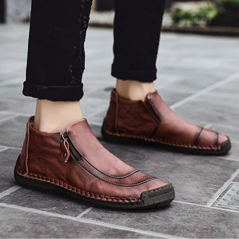 Men Warm Ankle Boots Winter 2022 Orthopedic Shoes