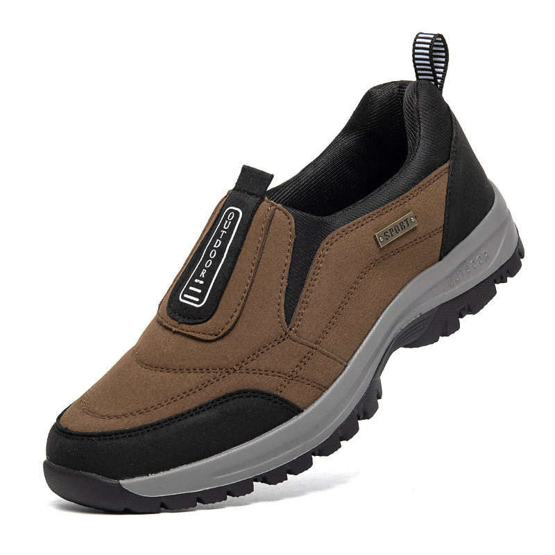 (🔥Best Selling) Men's Comfortable Waterproof Orthopedic Walking Shoes Plus Velvet Shoes