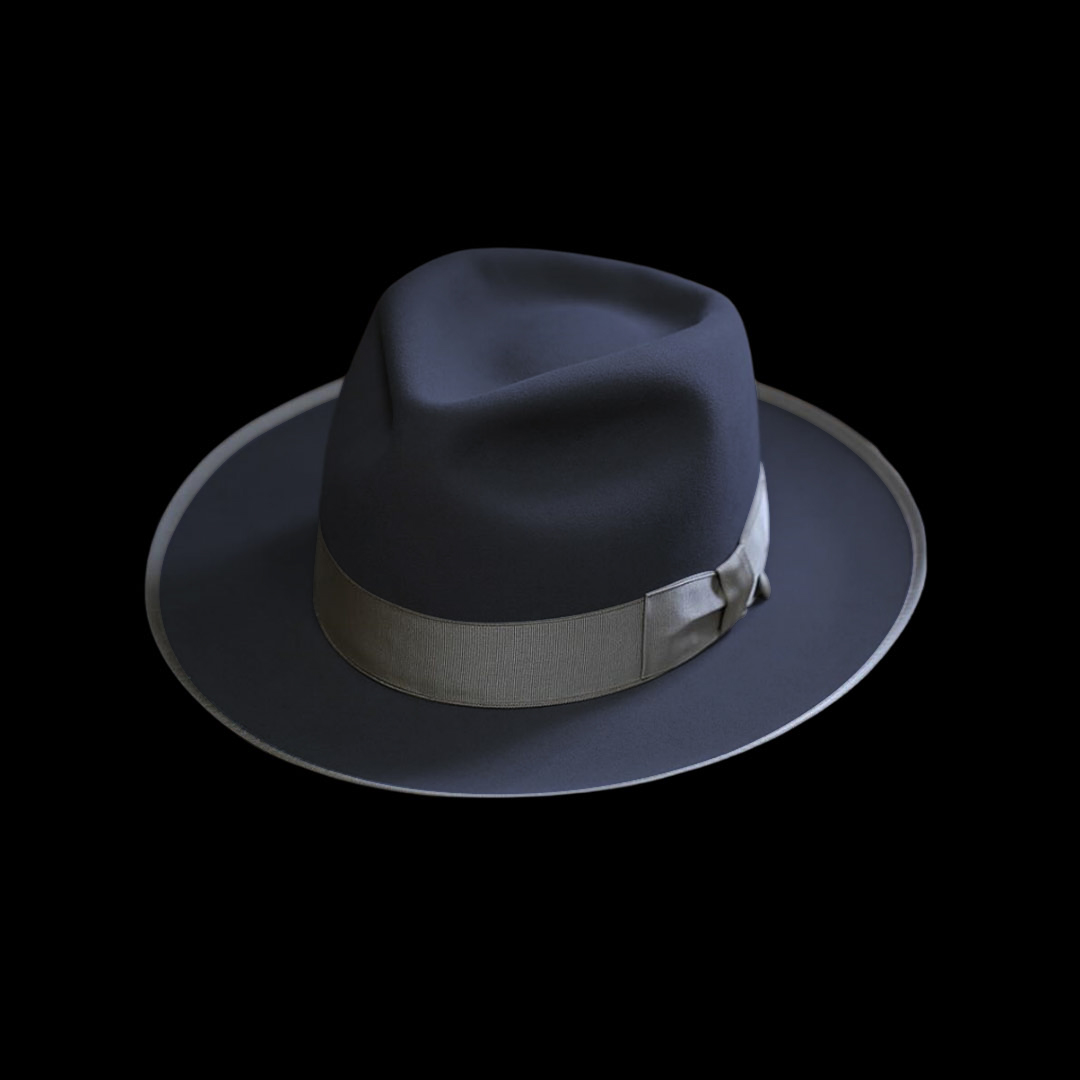 Grey  fedora