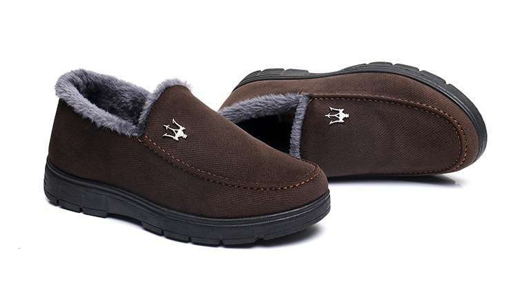 MEN'S GOOD ARCH SUPPORT OUTDOOR WARM LIGHTWEIGHT WALKING SNEAKERS