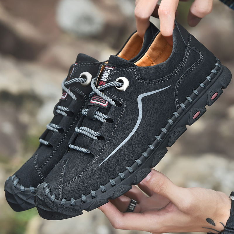 Orthopedic Casual Walking Shoes for Men - Comfortable Breathable with Arch Support, Shock Absorption, and Anti-slip Features