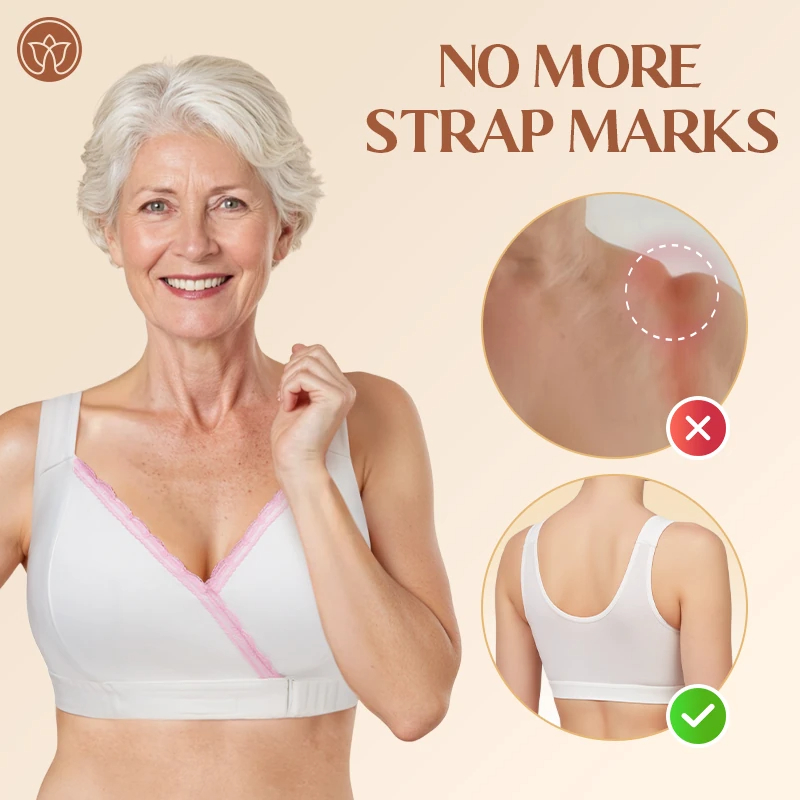 Fiona Bra - CHRISTMAS SALE 70% OFF - Comfortable & Convenient Front Wrap Closure Bra for Seniors