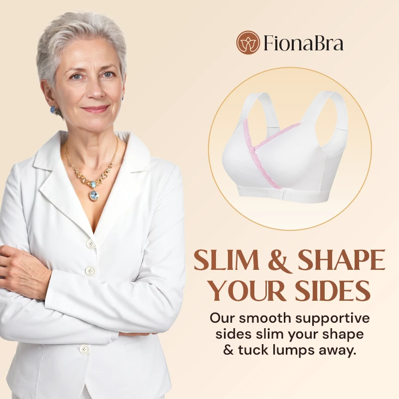Fiona Bra - CHRISTMAS SALE 70% OFF - Comfortable & Convenient Front Wrap Closure Bra for Seniors