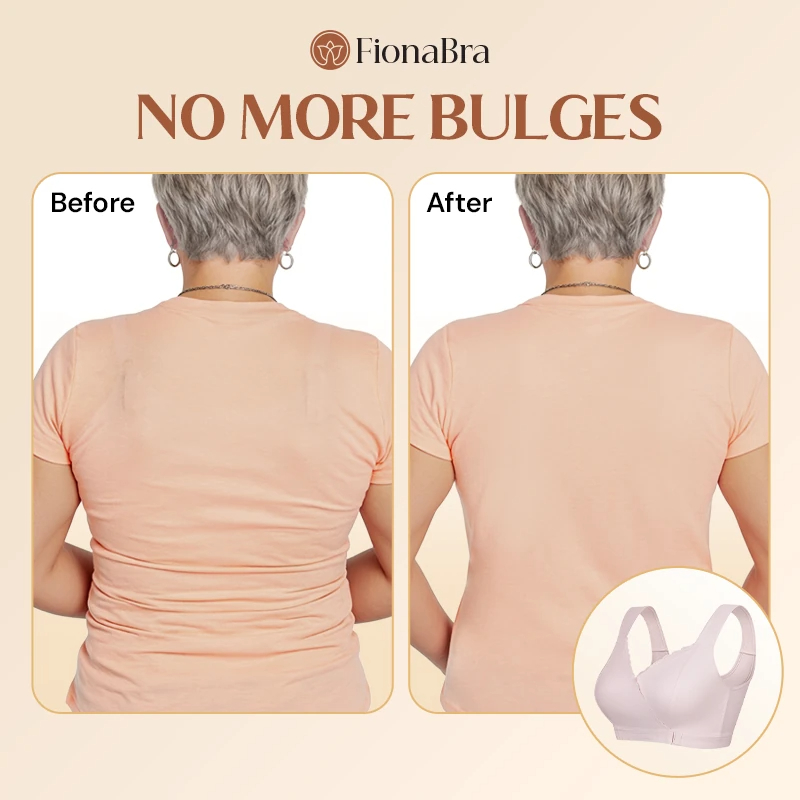 Fiona Bra - CHRISTMAS SALE 70% OFF - Comfortable & Convenient Front Wrap Closure Bra for Seniors