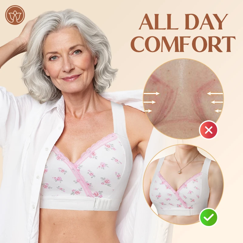 Fiona Bra - CHRISTMAS SALE 70% OFF - Comfortable & Convenient Front Wrap Closure Bra for Seniors
