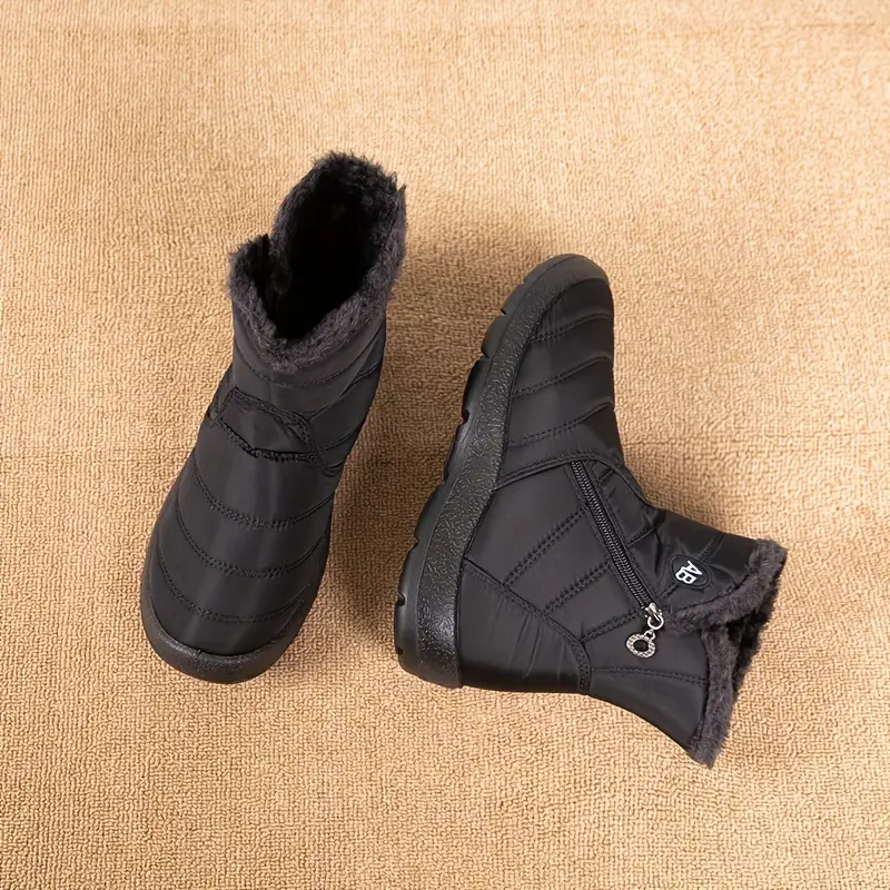 Women's Solid Color Waterproof Boots