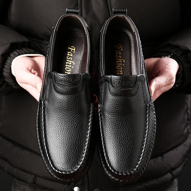 🔥Hot Sale🎁--40% OFF 🎉Men Splicing Non Slip Business Casual Comfortable Leather Oxfords