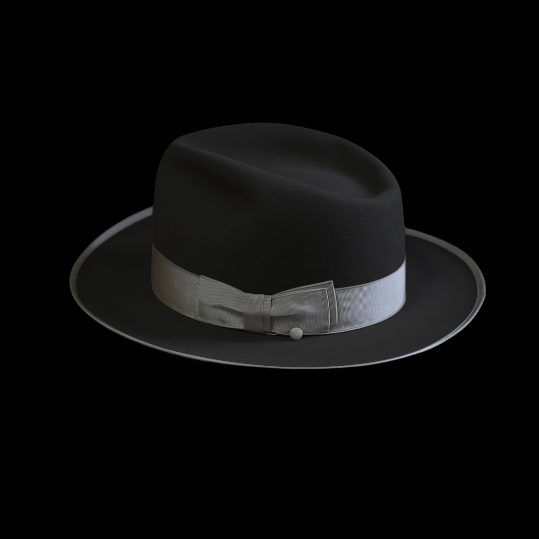 Grey  fedora