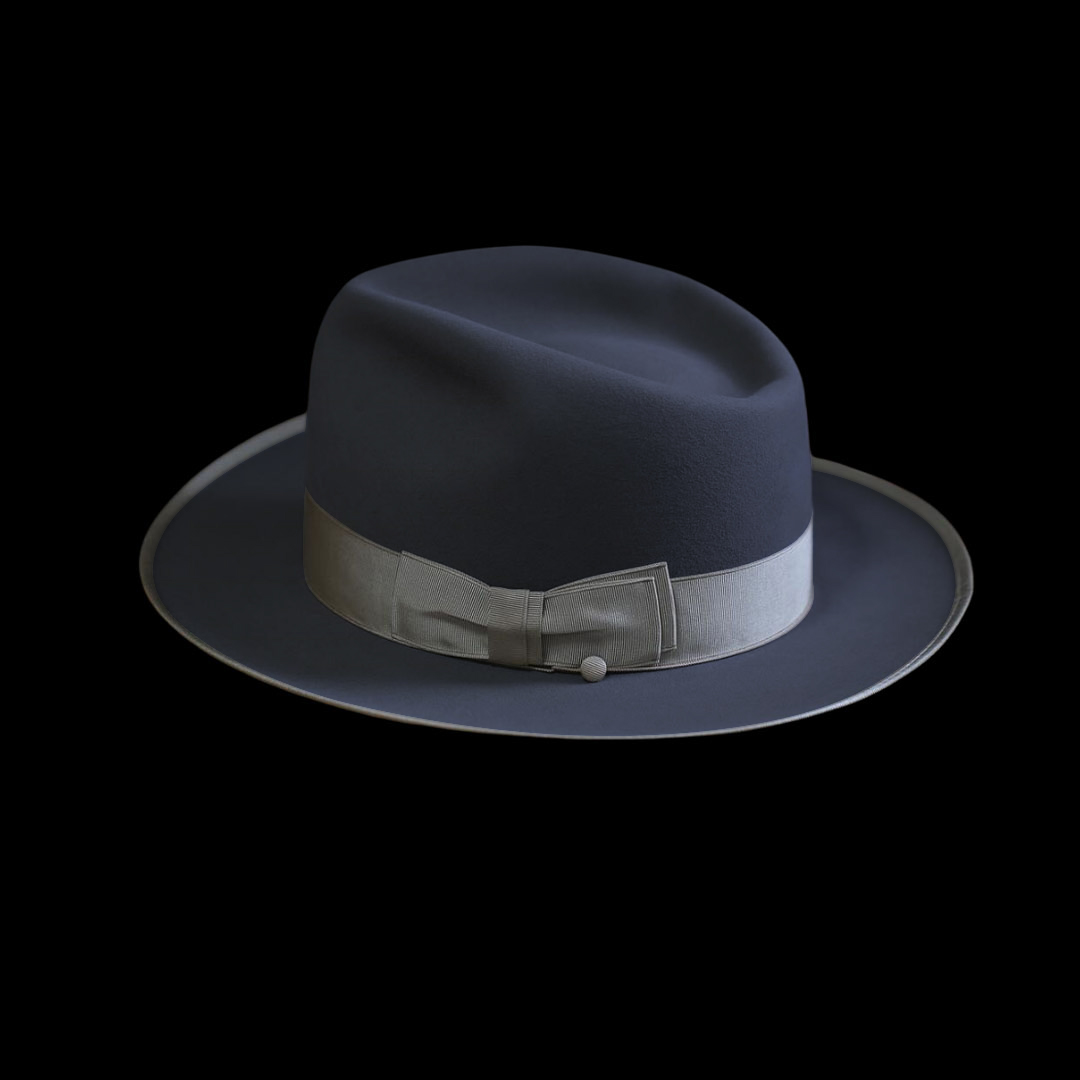 Grey  fedora