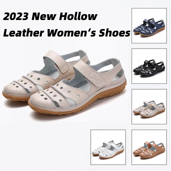 2024 New Hollow Women‘s Comfy Arch Support Waterproof Orthopedic Shoes