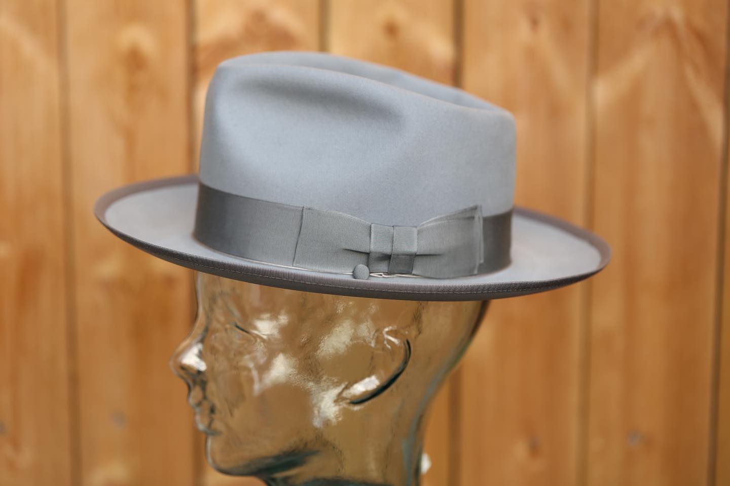 Grey  fedora
