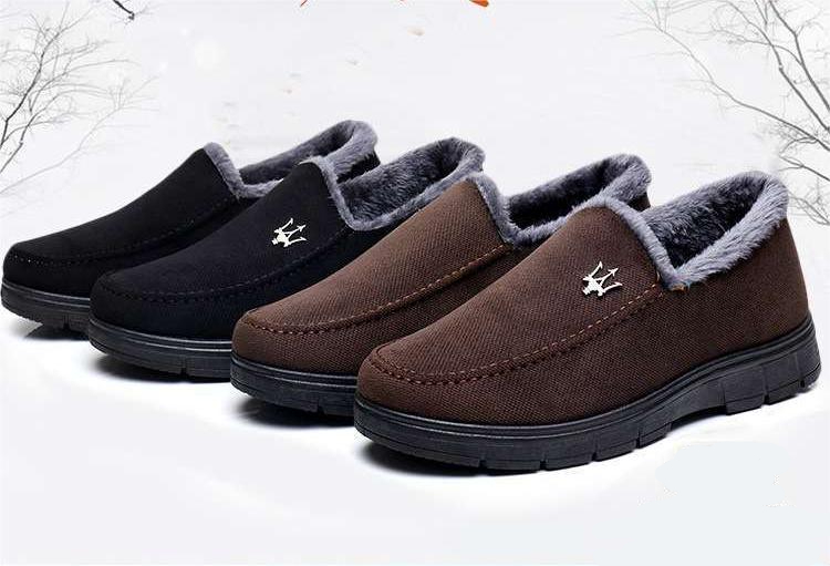 MEN'S GOOD ARCH SUPPORT OUTDOOR WARM LIGHTWEIGHT WALKING SNEAKERS