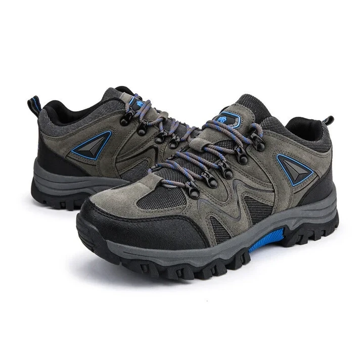 MEN'S LIGHTWEIGHT, WATERPROOF ORTHOPEDIC HIKING SHOES, COMFORTABLE ARCH SUPPORT