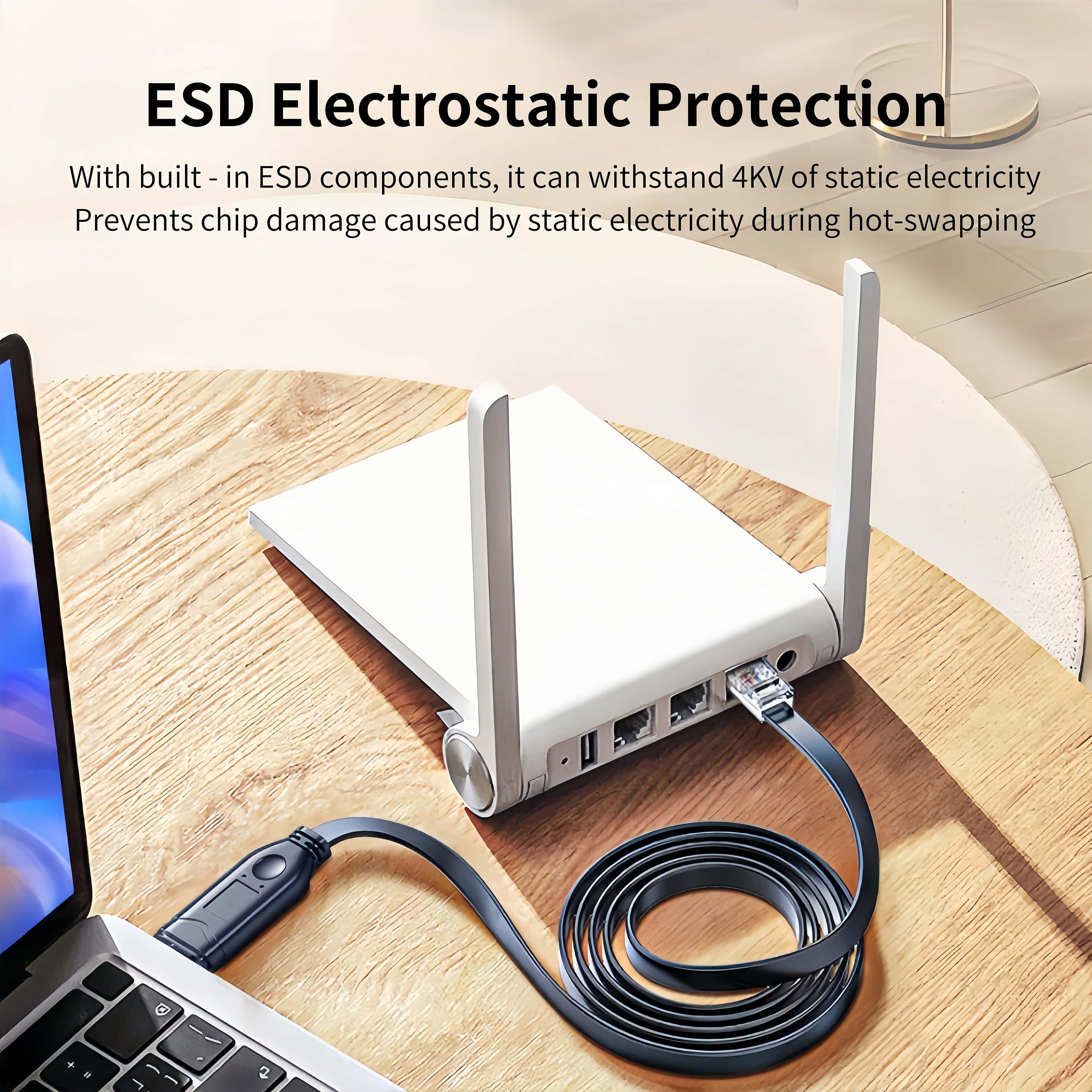 Cisco USB-C Console Cable Type-C to RJ45 Serial Port Adapter |PINOWELL